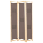 Cloison De Séparation 3 Panneaux 120X170X4 Cm Tissu