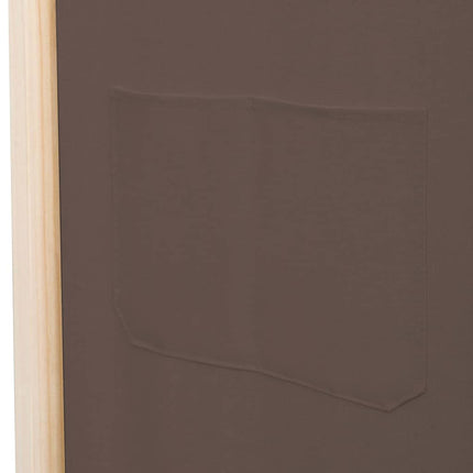 Cloison De Séparation 4 Panneaux 160X170X4 Cm Tissu
