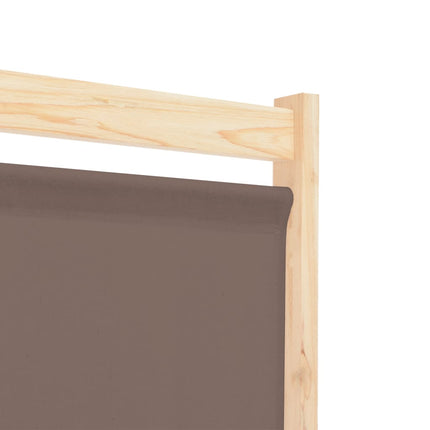 Cloison De Séparation 6 Panneaux 240 X 170 X 4 Cm Tissu