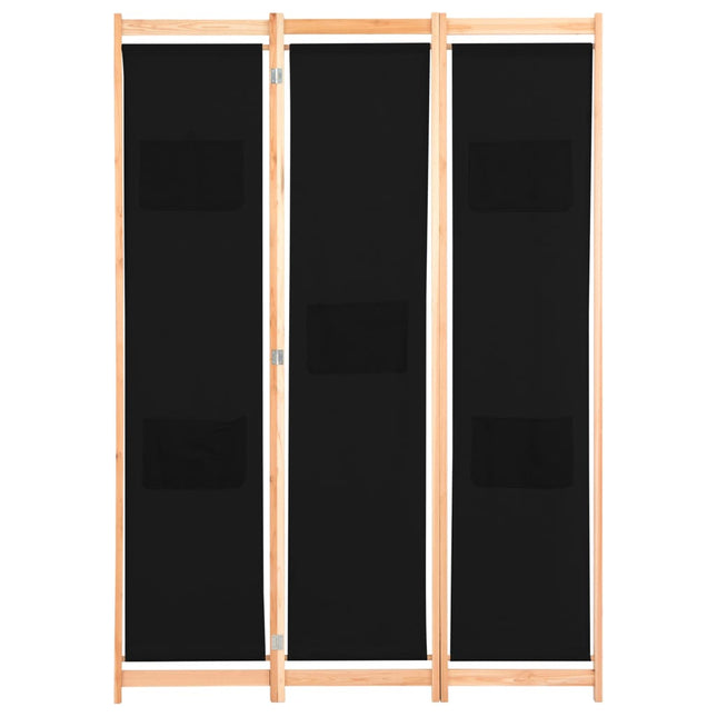 Cloison De Séparation 3 Panneaux 120X170X4 Cm Tissu