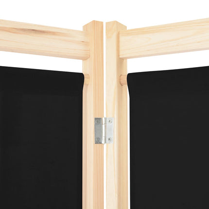 Cloison De Séparation 6 Panneaux 240 X 170 X 4 Cm Tissu