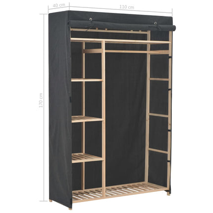 Garde-Robe 110 X 40 X 170 Cm Tissu