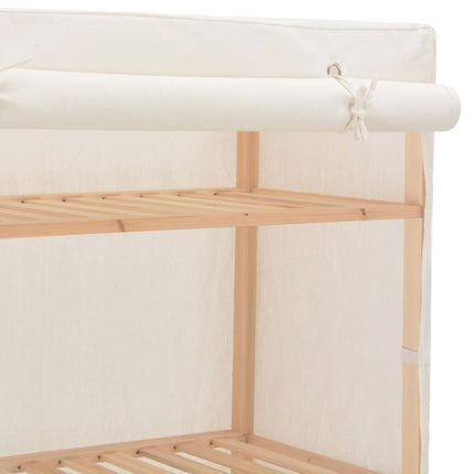 Garde-Robe Tissu Blanc