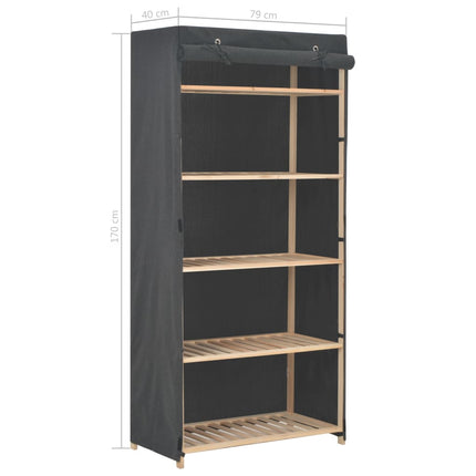 Garde-Robe 79 X 40 X 170 Cm Tissu