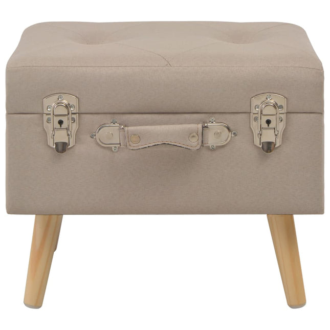 Tabouret De Rangement 40 Cm Tissu
