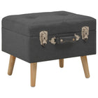 Tabouret De Rangement 40 Cm Tissu