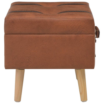 Tabouret De Rangement 40 Cm Similicuir