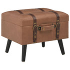 Tabouret De Rangement 40 Cm Similicuir
