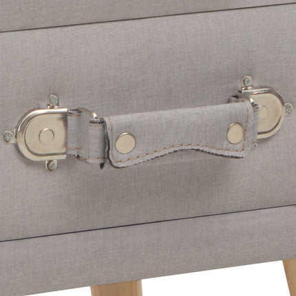 Table De Chevet 40X35X40 Cm Tissu
