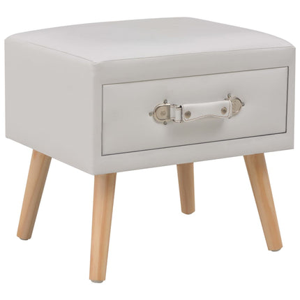 Table De Chevet 40X35X40 Cm Similicuir