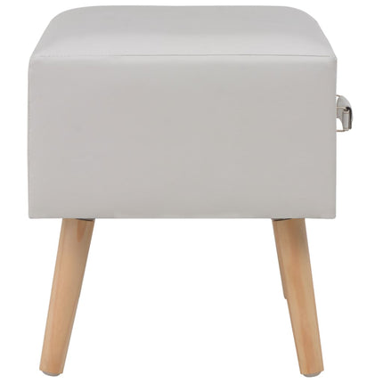 Table De Chevet 40X35X40 Cm Similicuir