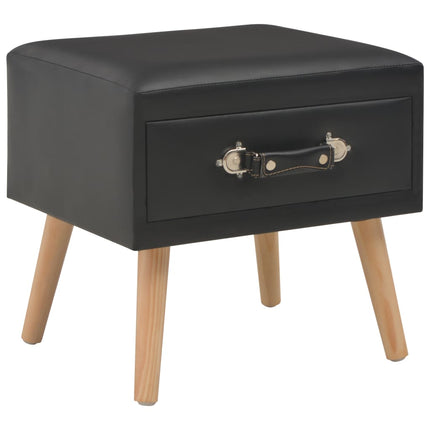 Table De Chevet 40X35X40 Cm Similicuir
