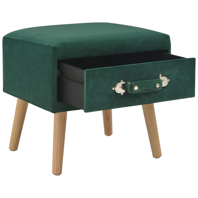 Table De Chevet 40X35X40 Cm Velours