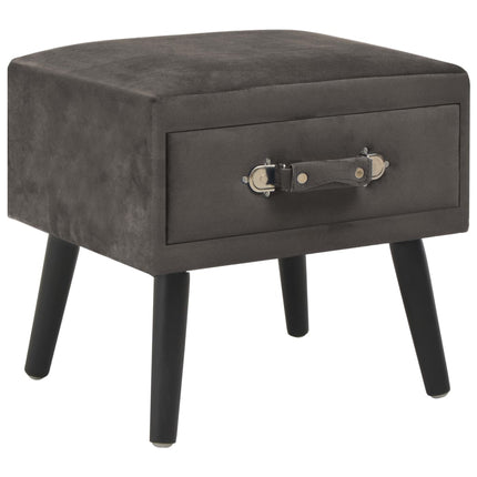 Table De Chevet 40X35X40 Cm Velours