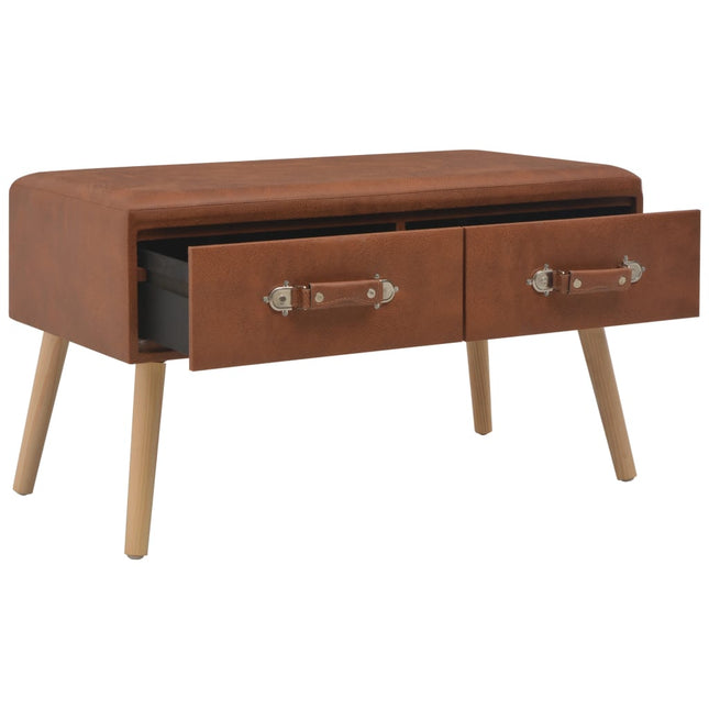 Table Basse 80X40X46 Cm Similicuir