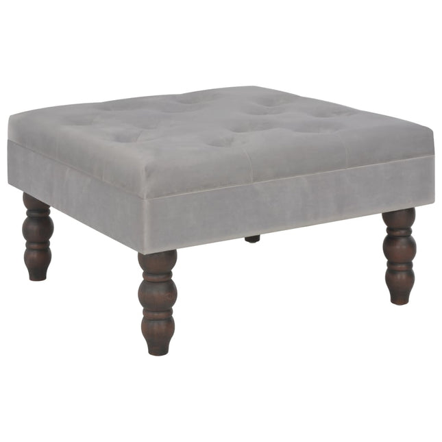 Tabouret Foncé 60X60X36 Cm Velours