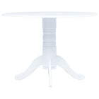 Table À Manger 106 Cm Bois D'hévéa Massif