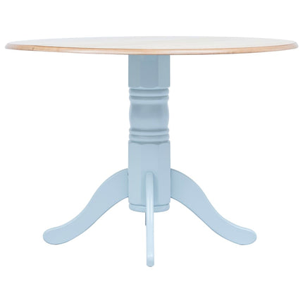 Table À Manger 106 Cm Bois D'hévéa Massif