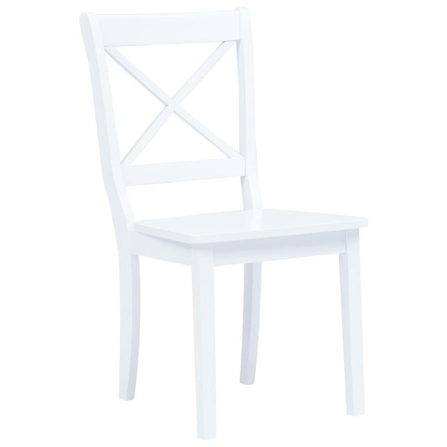 Chaises À Manger Lot De 2 Bois Hévéa Massif