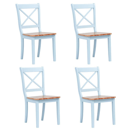 Chaises À Manger Lot De 2 Bois Hévéa Massif