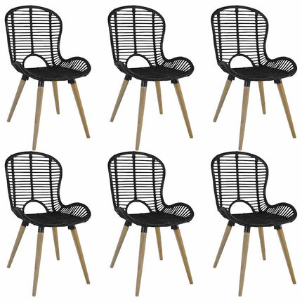 Chaises À Manger Lot De 2 Rotin Naturel