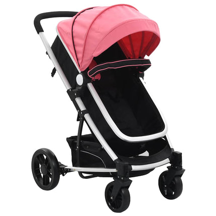 Poussette/Landau Bébé 2-En-1 Aluminium