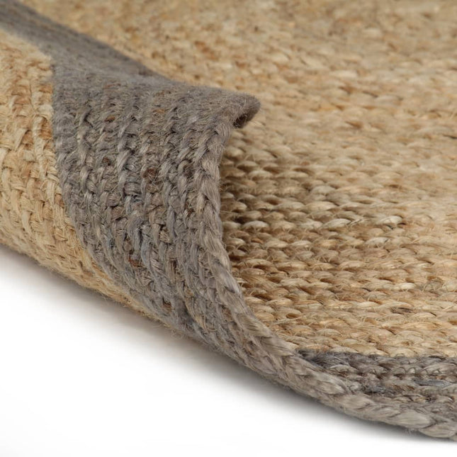 Tapis Fait À La Main Jute Avec Bord