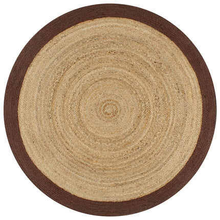 Tapis Fait À La Main Jute Avec Bord