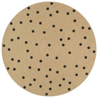 Tapis Fait À La Main Jute Avec Imprimé À