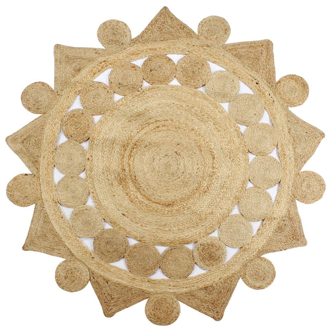 Tapis Fait À La Main Jute Tressée