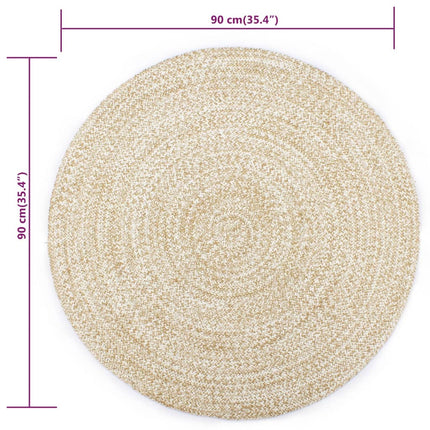 Tapis Fait À La Main Jute Et Naturel