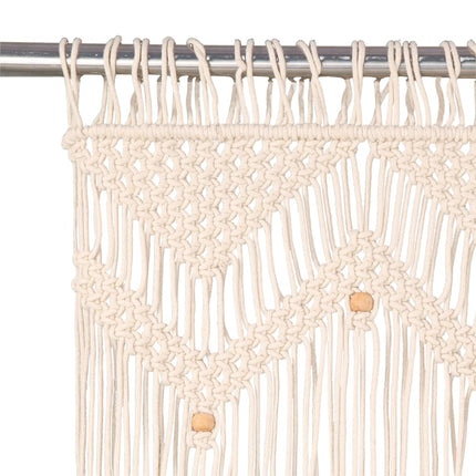 Rideau En Macramé 140X240 Cm Coton
