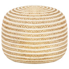 Pouf Fait À La Main Jute