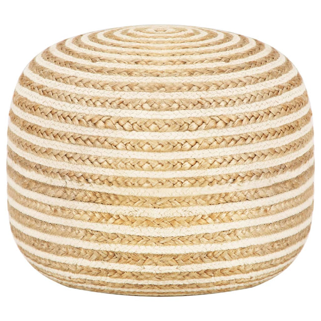Pouf Fait À La Main Jute