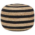 Pouf Fait À La Main Jute