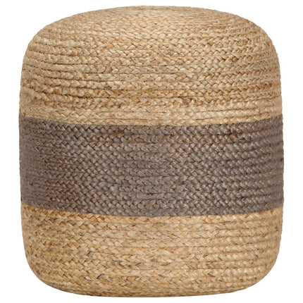 Pouf Fait À La Main Jute