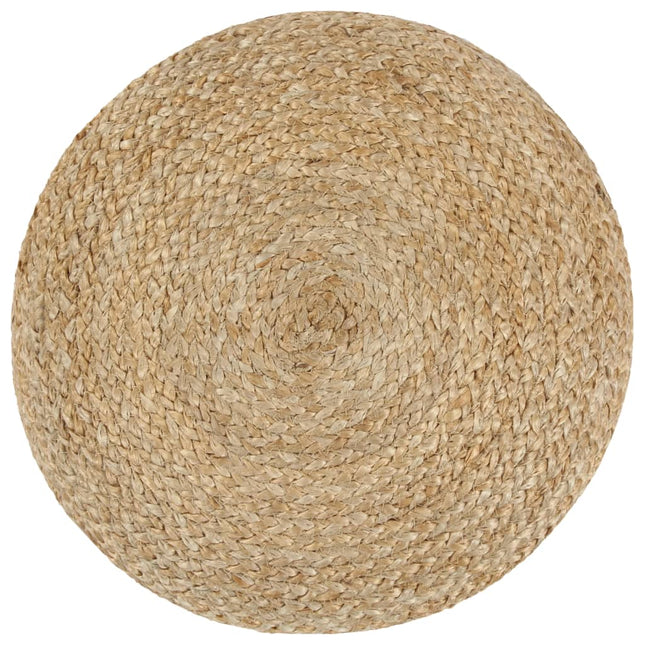 Pouf Fait À La Main Jute
