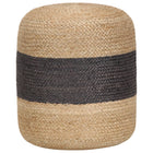 Pouf Fait À La Main Jute