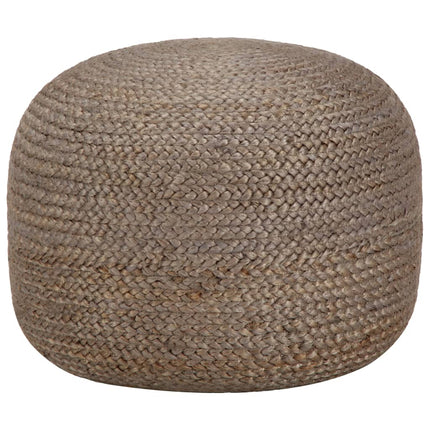 Pouf Fait À La Main 45 X 30 Cm Jute