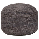 Pouf Fait À La Main 45 X 30 Cm Jute