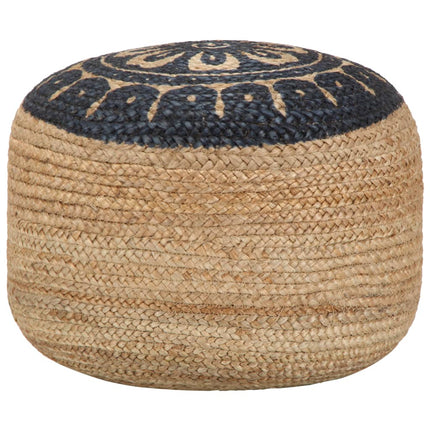 Pouf Fait À La Main 45X30 Cm Jute