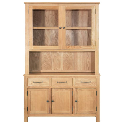 Huche De Pupitre 110X33,5X105 Cm Bois De Chêne Massif
