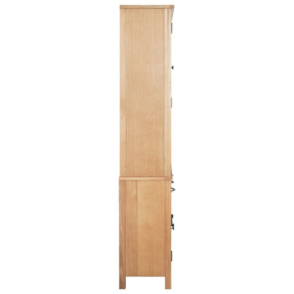 Huche De Pupitre 110X33,5X105 Cm Bois De Chêne Massif