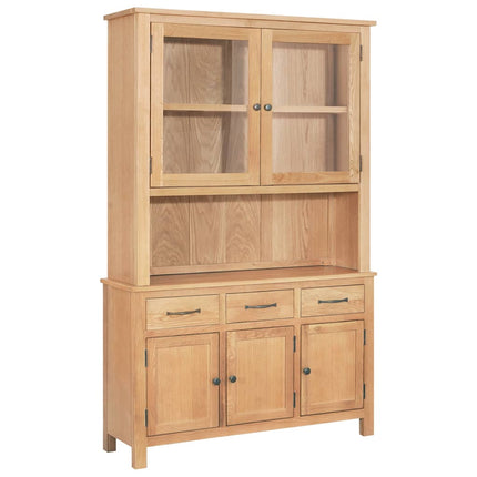 Huche De Pupitre 110X33,5X105 Cm Bois De Chêne Massif