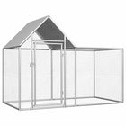 Poulailler 2 X 1 X 1,5 M Acier Galvanisé