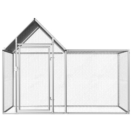 Poulailler 2 X 1 X 1,5 M Acier Galvanisé