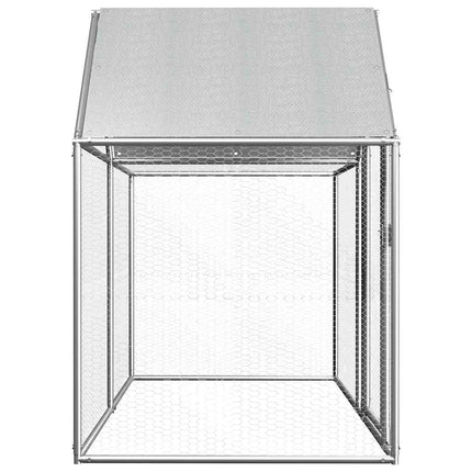 Poulailler 2 X 1 X 1,5 M Acier Galvanisé