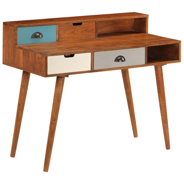 Bureau 110X50X90 Cm Bois D'acacia Solide