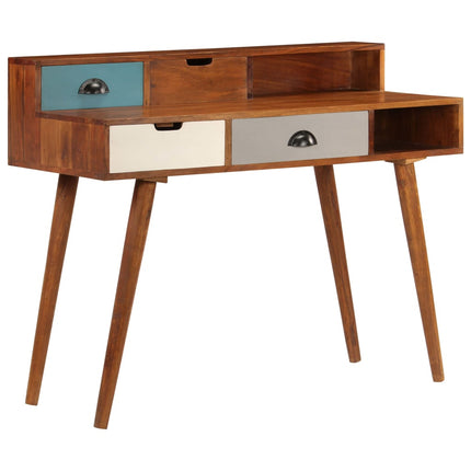Bureau 110X50X90 Cm Bois D'acacia Solide
