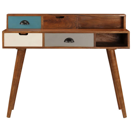 Bureau 110X50X90 Cm Bois D'acacia Solide